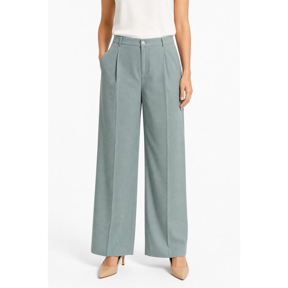 Tommy Bahama Wide Leg Cropped Pants in Dusty Sage